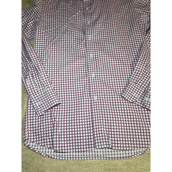 Raja Button Down Shirt Men’s Large Purple Collard - Picture 4 of 15